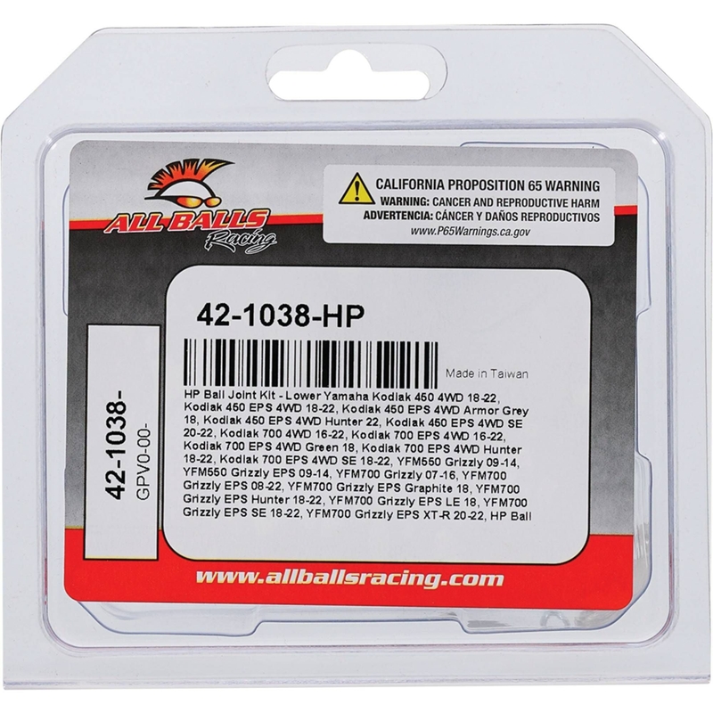 Ball Joint Kit All Balls Racing HP lower