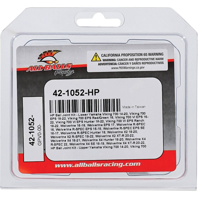 Ball Joint Kit All Balls Racing HP lower