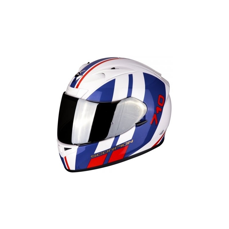 Kask integralny Scorpion EXO-710 Air GT biało-niebiesko-czerwony