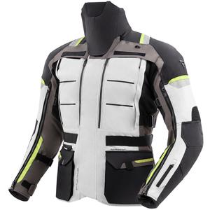 Kurtka motocyklowa Rebelhorn Cubby V czarno-szaro-fluo-żółta