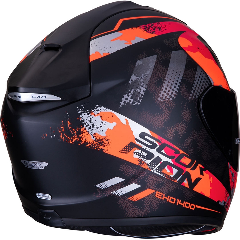 Integralny kask motocyklowy Scorpion EXO-1400 Air Sylex czarno-czerwony wyprzedaż