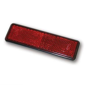 Odbłyśnik Smart Highsider z folią samoprzylepną 90,5x24,5 mm czerwony