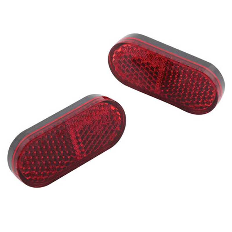 Uniwersalny odblask Highsider Smart z folią samoprzylepną 50x22 mm czerwony