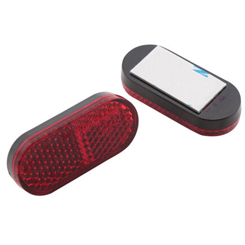 Uniwersalny odblask Highsider Smart z folią samoprzylepną 50x22 mm czerwony