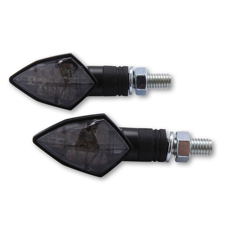 Kierunkowskazy motocyklowe Highsider Smart Rock LED czarne