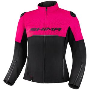 Damska kurtka motocyklowa Shima Drift czarno-różowa