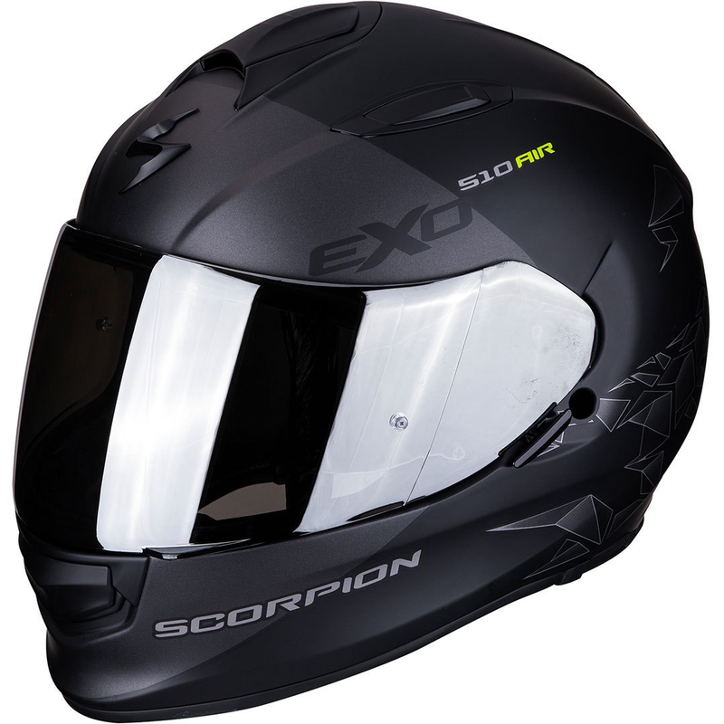 Integralny kask motocyklowy Scorpion EXO-510 Air Pique czarno-srebrny wyprzedaż