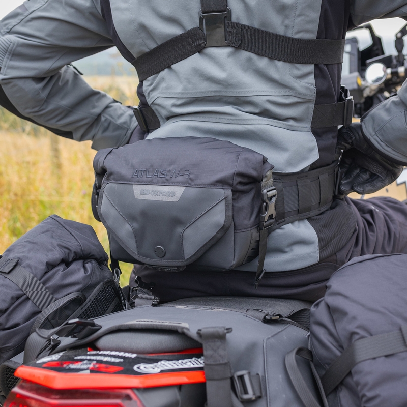 Torba biodrowa Oxford Atlas W-3 czarna