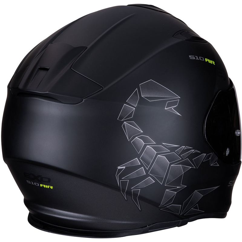 Integralny kask motocyklowy Scorpion EXO-510 Air Pique czarno-srebrny wyprzedaż