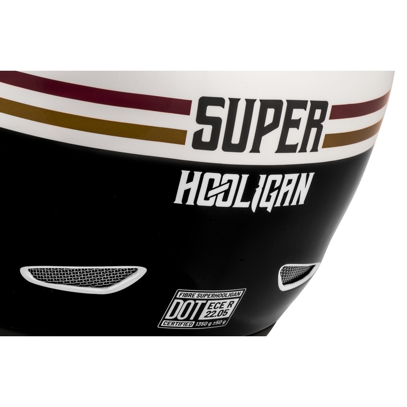 Cassida Fibre Super Hooligan kask motocyklowy integralny czarno-zielony sprzedaż - II gatunek