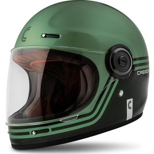 Cassida Fibre Super Hooligan kask motocyklowy integralny czarno-zielony sprzedaż - II gatunek