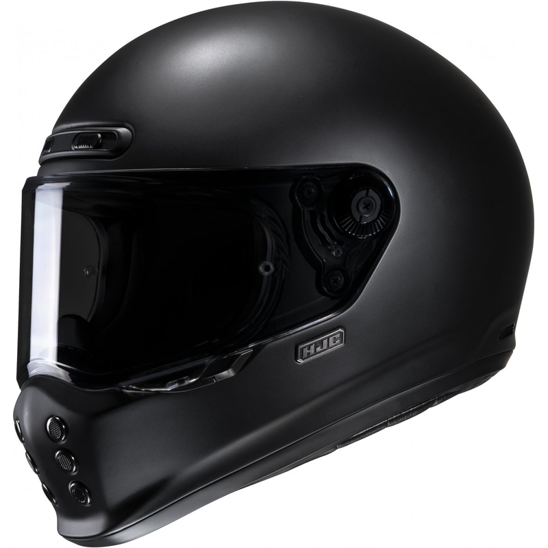 Kask motocyklowy integralny HJC V10 Solid semi flat czarny - II gatunek - II. jakość