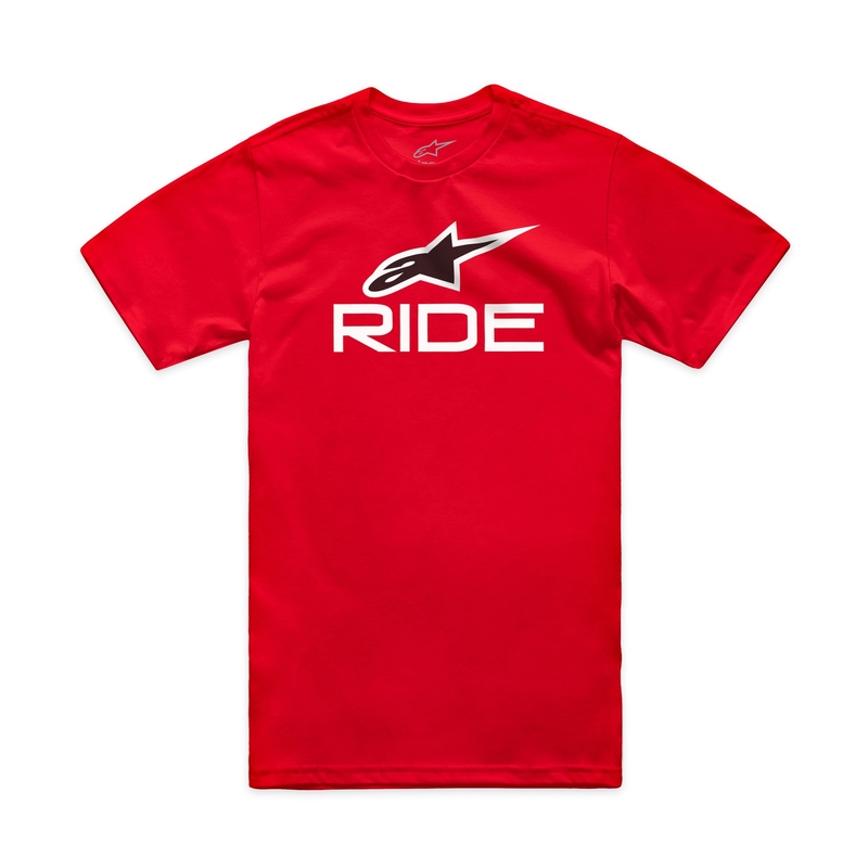 Koszulka Alpinestars Ride 4.0 CSF czerwono-biało-czarna - II gatunek - II. jakość