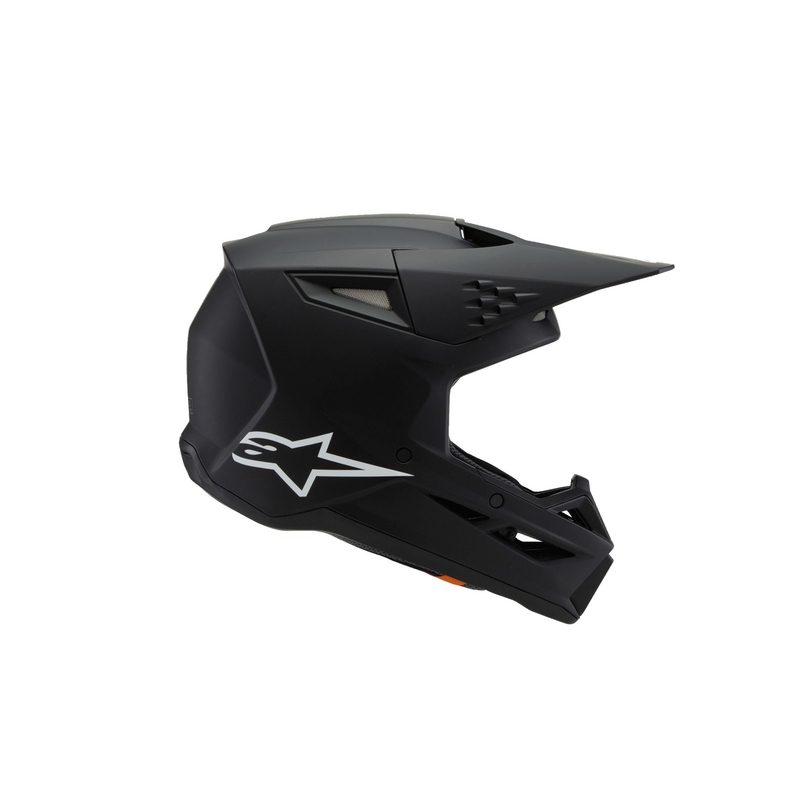 Kask motocrossowy dla dzieci Alpinestars S-M3 Solid Matte Black - II. jakość