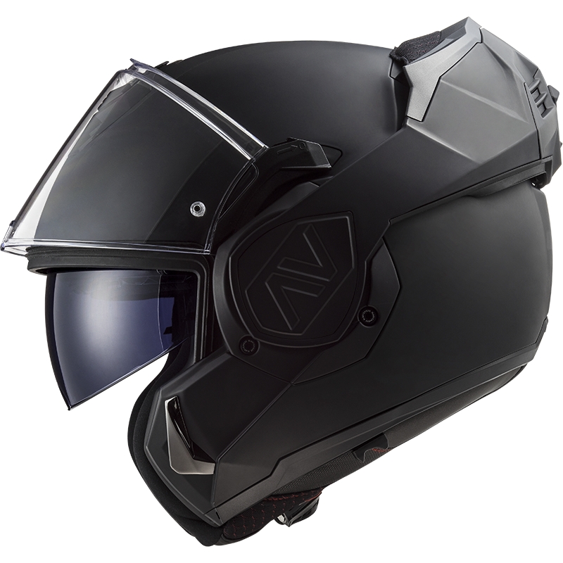 Kask motocyklowy z klapką LS2 FF906 Advant Noir-06 czarny - II. jakość