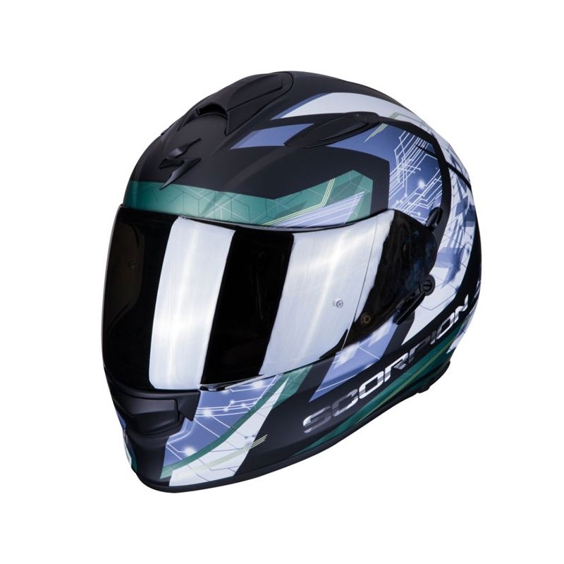 Integralny kask motocyklowy Scorpion EXO-510 Air Clarus czarno-srebrny