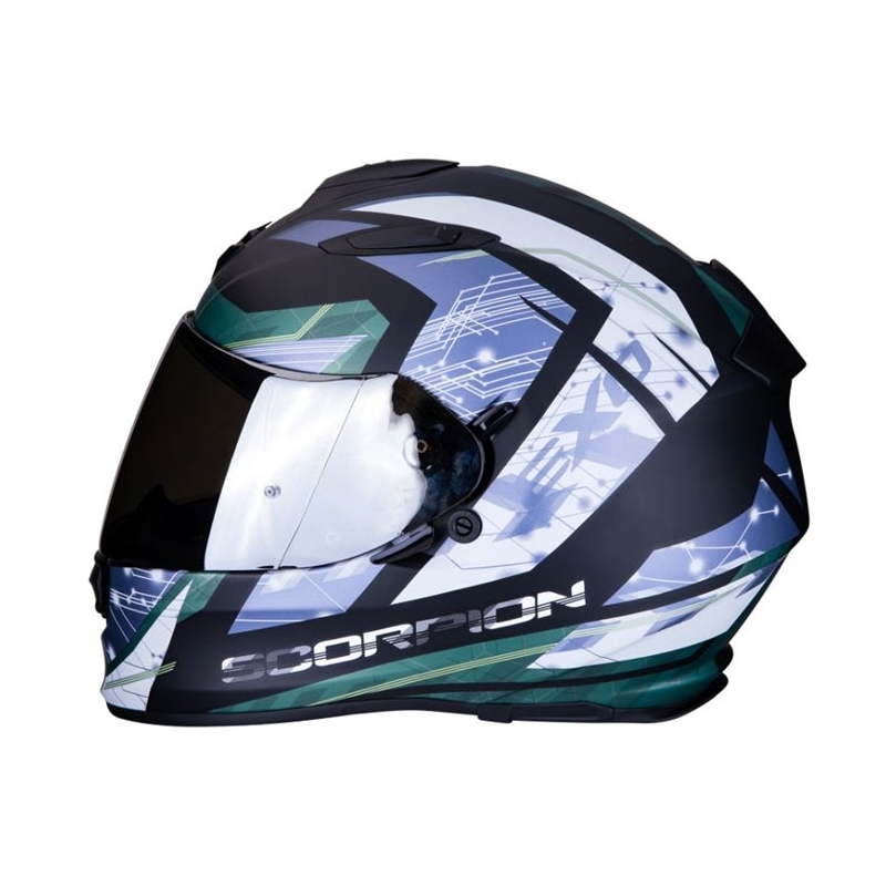 Integralny kask motocyklowy Scorpion EXO-510 Air Clarus czarno-srebrny