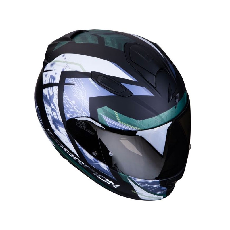 Integralny kask motocyklowy Scorpion EXO-510 Air Clarus czarno-srebrny