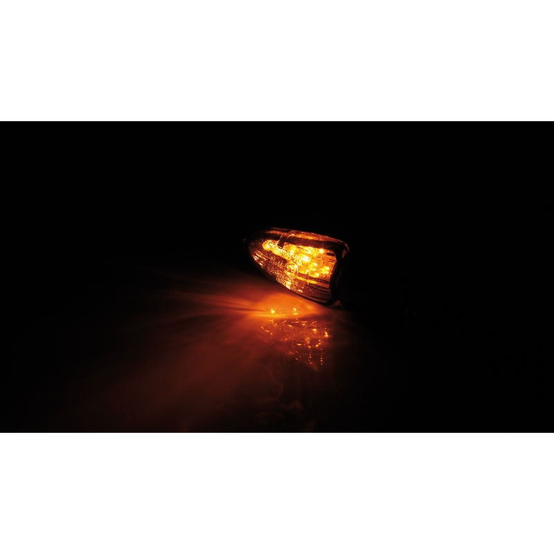 Kierunkowskazy motocyklowe Highsider Smart Lizzard LED czarne