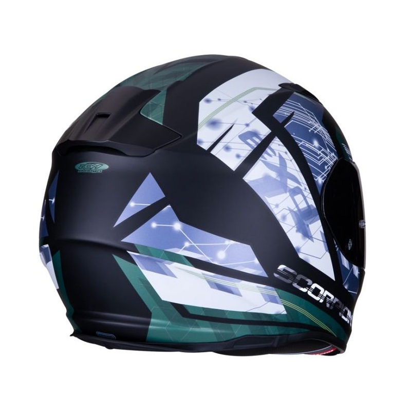 Integralny kask motocyklowy Scorpion EXO-510 Air Clarus czarno-srebrny