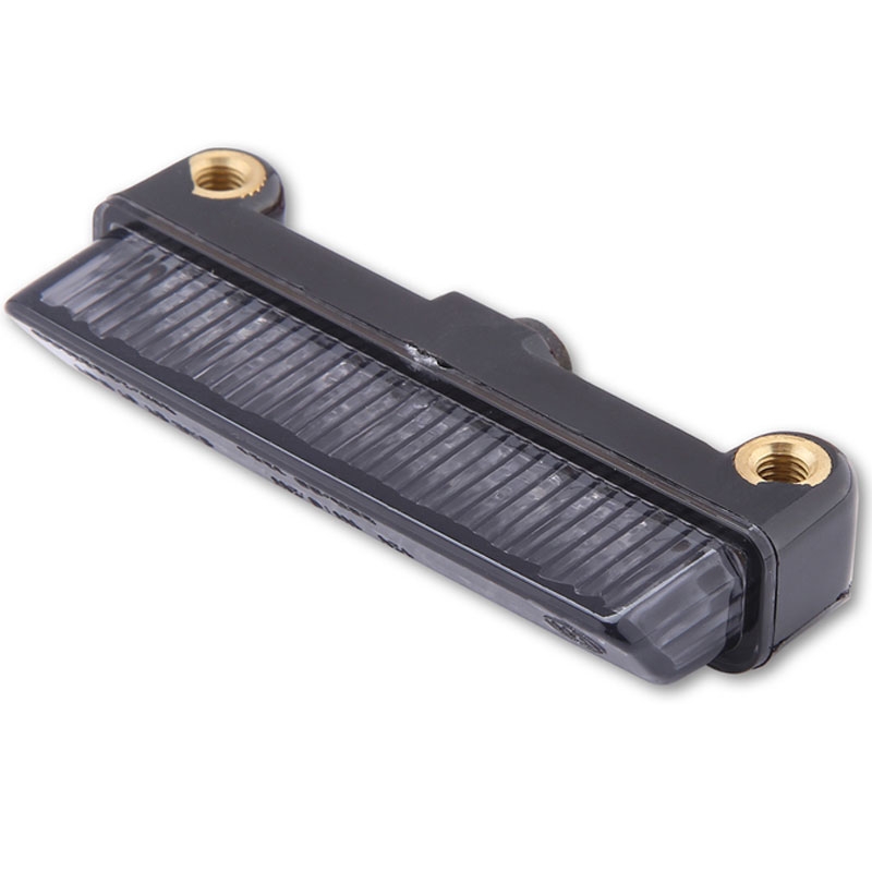 Tylne światło motocyklowe Highsider Smart Mini LED, czarno-dymne