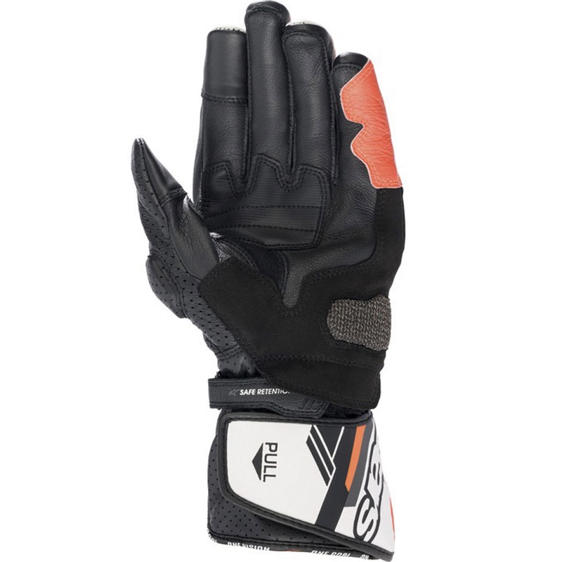 Rękawice motocyklowe Alpinestars SP-8 biało-fluo czerwono-czarne