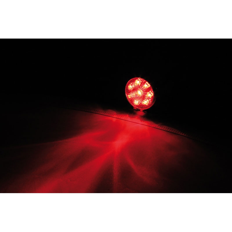Highsider Smart Bates Style LED Tylne światło motocyklowe czarno-chromowane