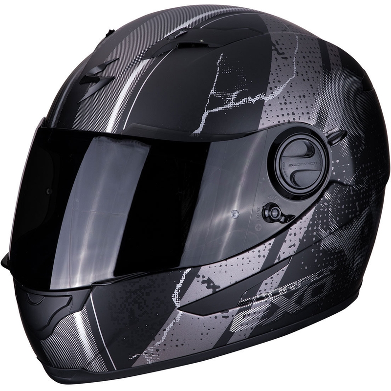 Integralny kask motocyklowy Scorpion EXO-490 Dar czarno-srebrny