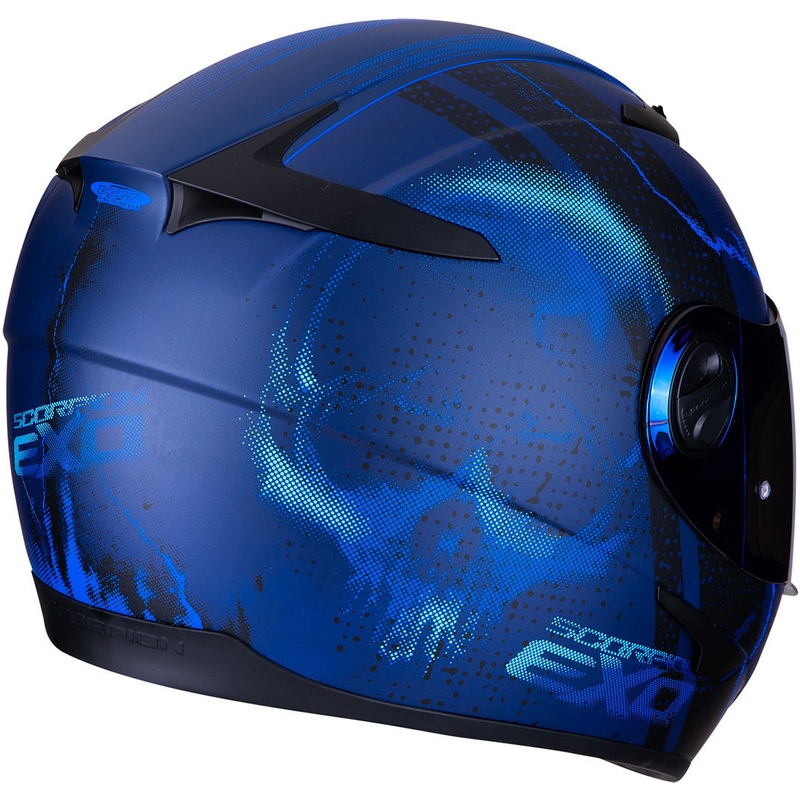 Integralny kask motocyklowy Scorpion EXO-490 Dar czarno-niebieski