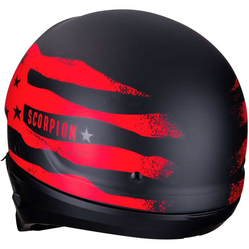 Kask motocyklowy Scorpion EXO-COMBAT Rookie czarno-czerwony wyprzedaż