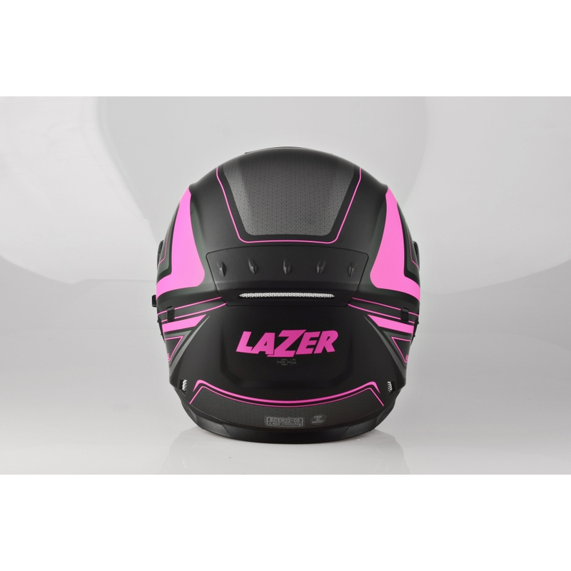 Integralny kask motocyklowy Lazer Rafale Hexa czarno-różowy