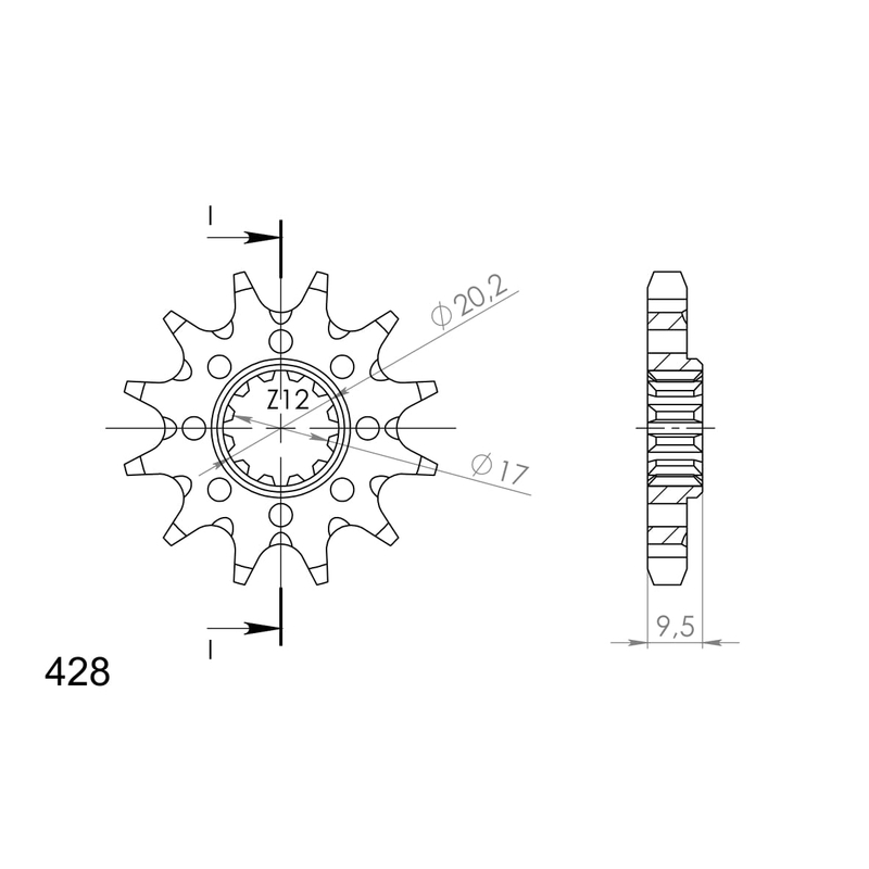 Front sprocket SUPERSPROX