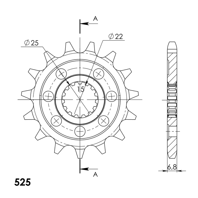 Front sprocket SUPERSPROX