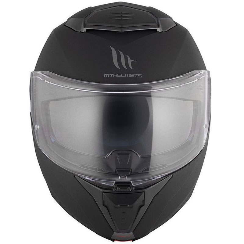 Kask motocyklowy typu flip-up MT ATOM 2 SV SOLID A1 czarny mat