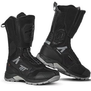 Buty motocyklowe SEVENTY DEGREES SD-BA6 Stelvio High czarno-szare