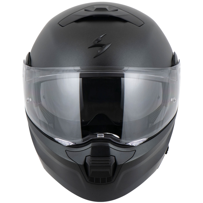 Kask motocyklowy typu flip-up Scorpion EXO-930 EVO Solid czarny mat