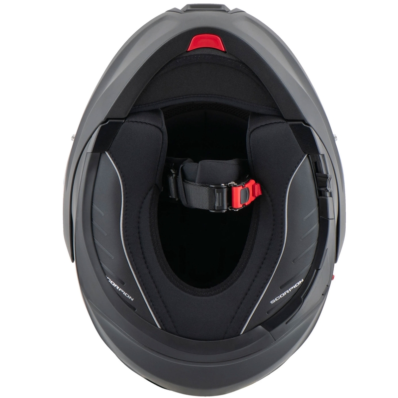 Kask motocyklowy typu flip-up Scorpion EXO-930 EVO Solid czarny mat