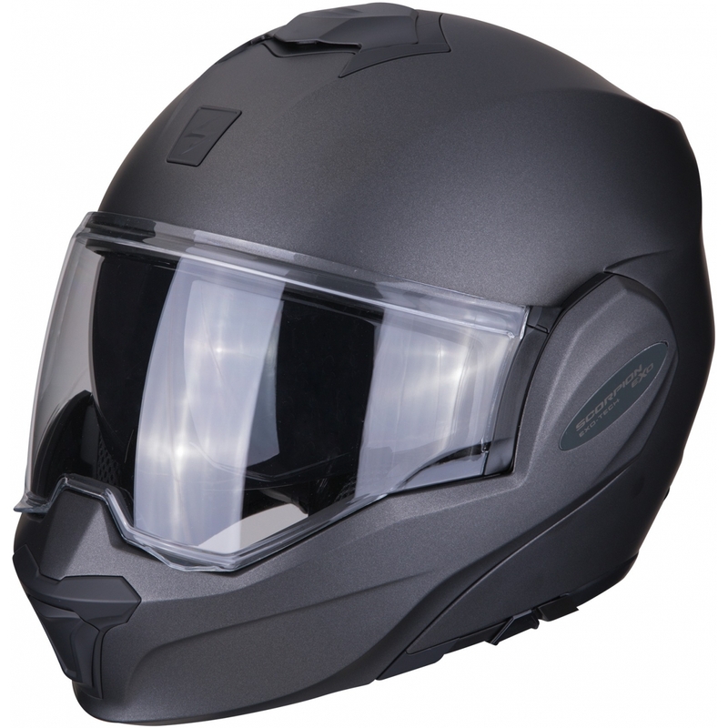 Kask z podnoszoną szczęką Scorpion EXO-TECH antracytowy wyprzedaż