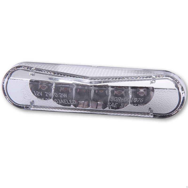 Tylna lampa motocyklowa Highsider Smart LED, przezroczysta