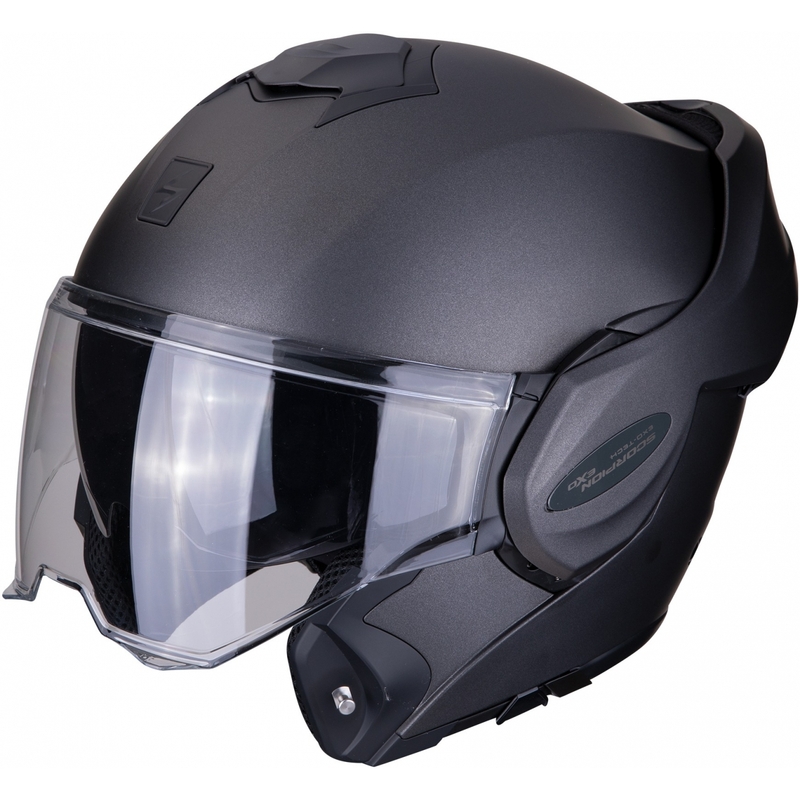 Kask z podnoszoną szczęką Scorpion EXO-TECH antracytowy wyprzedaż
