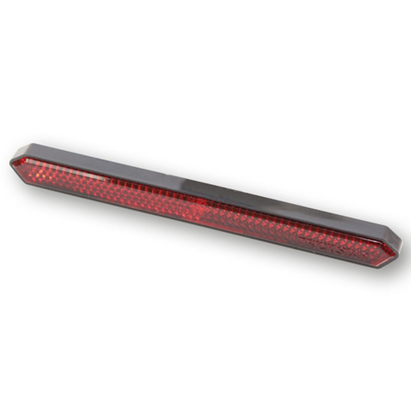 Odbłyśnik Smart Highsider z folią samoprzylepną 132 x 13 mm czerwony
