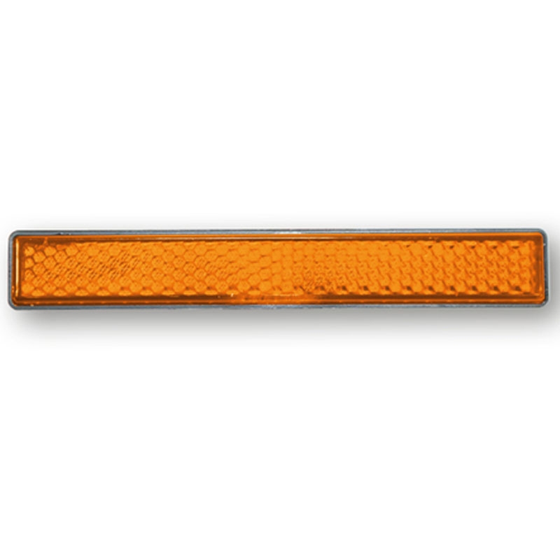 Odbłyśnik Smart Highsider z folią samoprzylepną 100 x 13 mm żółty