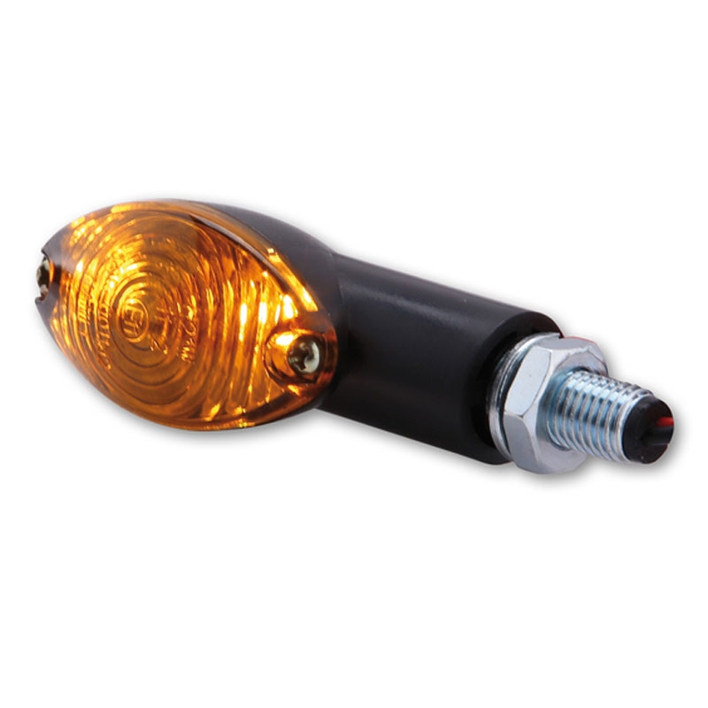 Kierunkowskazy motocyklowe Highsider Smart Cateye Mini czarno-dymne