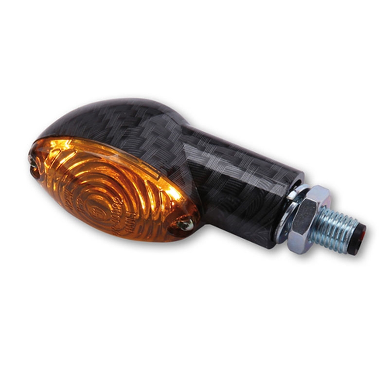 Kierunkowskazy motocyklowe Highsider Smart Cateye Mini dymno-czarne