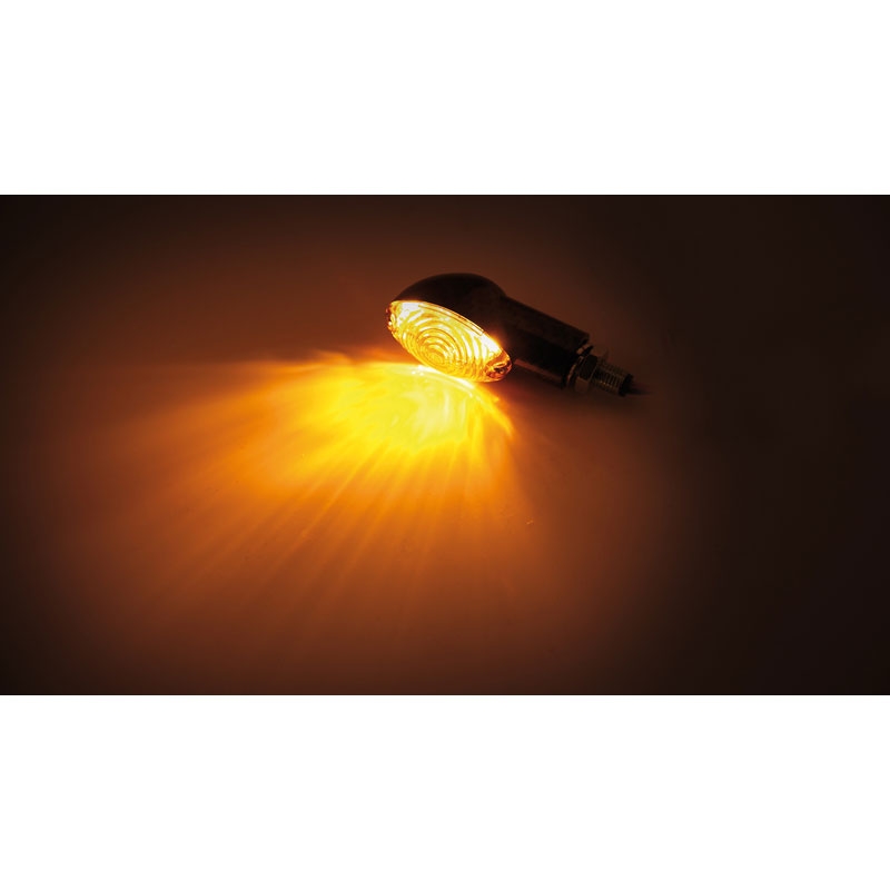 Kierunkowskazy motocyklowe Highsider Smart Cateye Mini dymno-czarne