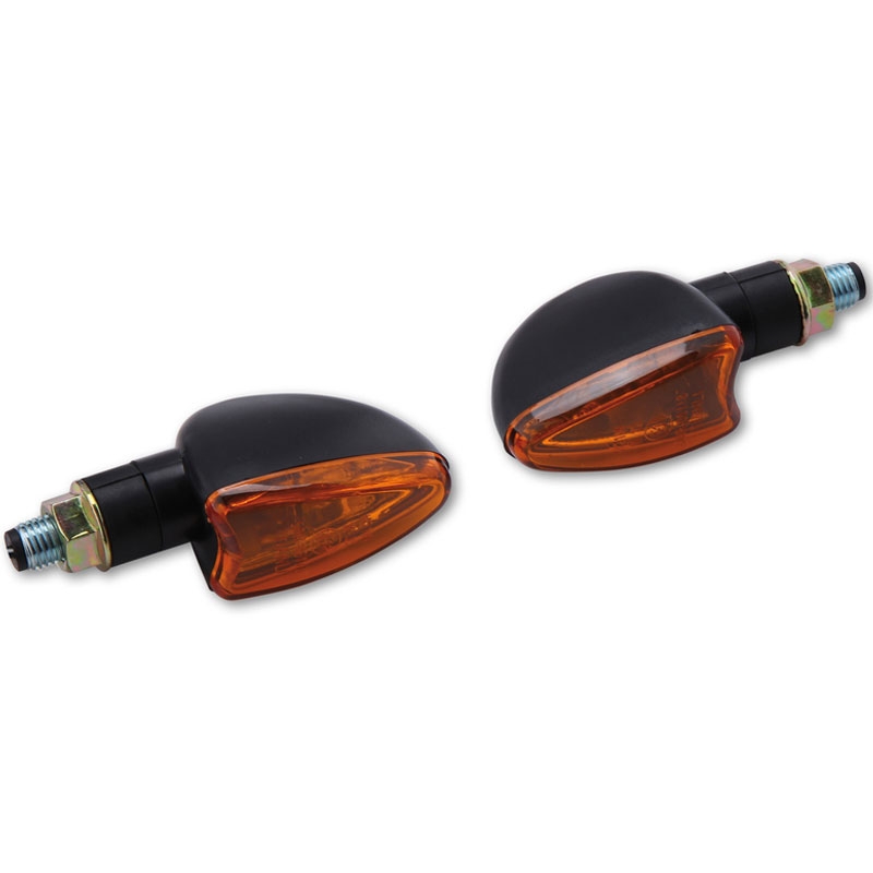 Highsider Smart Arrow Mini motocyklowe kierunkowskazy czarno-pomarańczowe