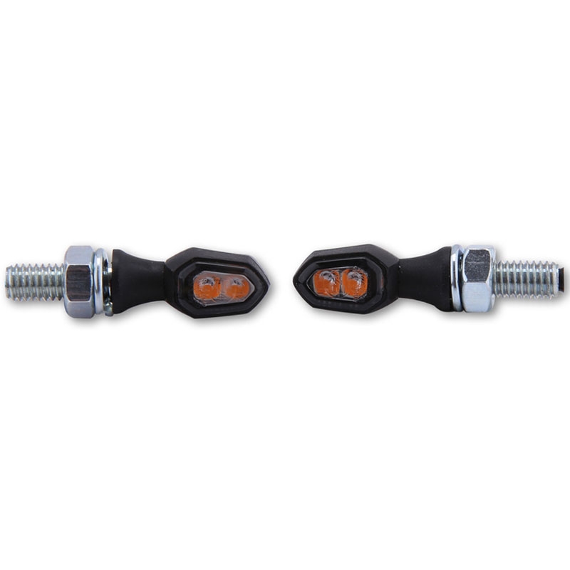 Kierunkowskazy motocyklowe Highsider Smart Crumb LED czarno-dymne