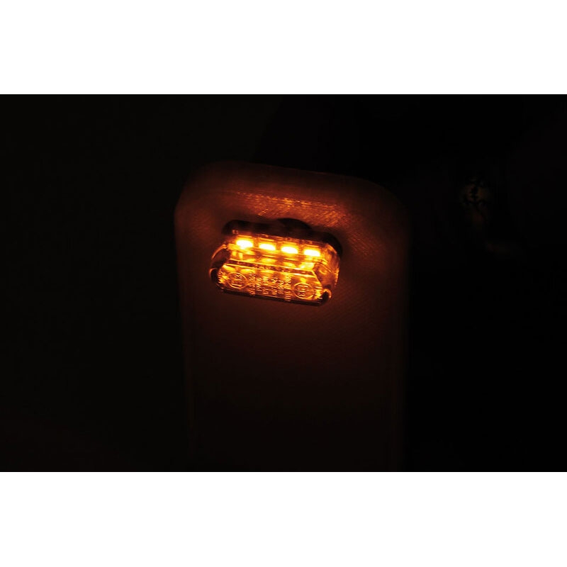 Kierunkowskazy motocyklowe Highsider Smart Module 1 Pro LED dymno-szare