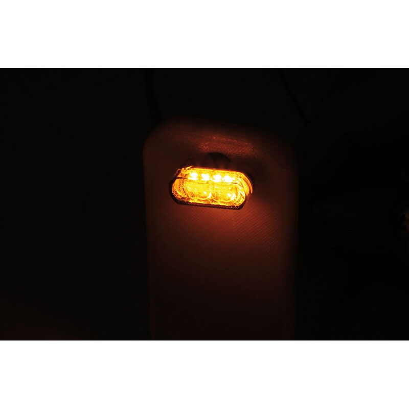 Kierunkowskazy motocyklowe Highsider Smart Module 1 Pro LED dymno-szare