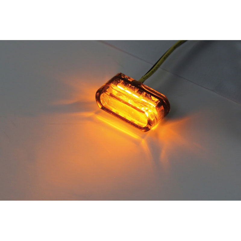 Kierunkowskazy motocyklowe Highsider Smart Module 1 LED dymno-szare